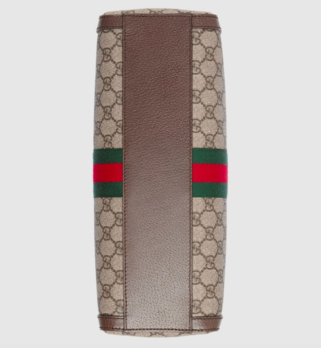 GUCCI グッチ エンボスロゴラゲージタグ付きボストンバッグ GG柄 ベージュ×ブラウン ショルダーバッグ ハンドバッグ 547953 9C2ST 8746 - 商品画像 3