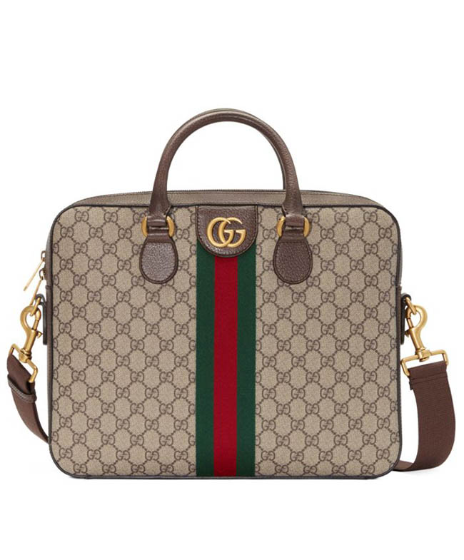 グッチスーパーコピー GUCCI オフィディア GGスプリームキャンバス ウェブ ブリーフケース ビジネスバッグ ベージュ×エボニー×ブラウン メンズ 574793 K5IZT 8340 - 商品画像 6