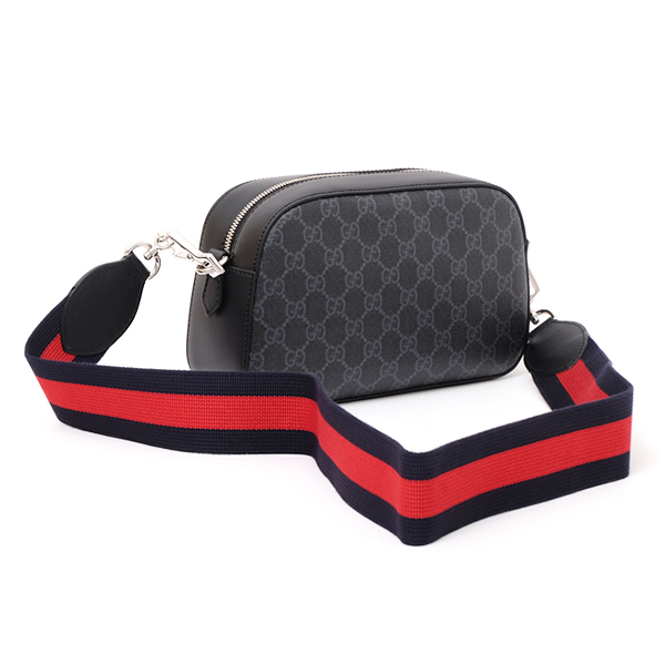 グッチコピー GUCCI GGスプリームキャンバス ショルダーバッグ クラッチ ブラック×グレー [メンズ] 574886 K5RLN 1095 - 商品画像 4