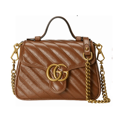グッチ GUCCI GGマーモント ミニ トップ ハンドルバッグ 583571 0OLFT 2535 - 商品画像 7