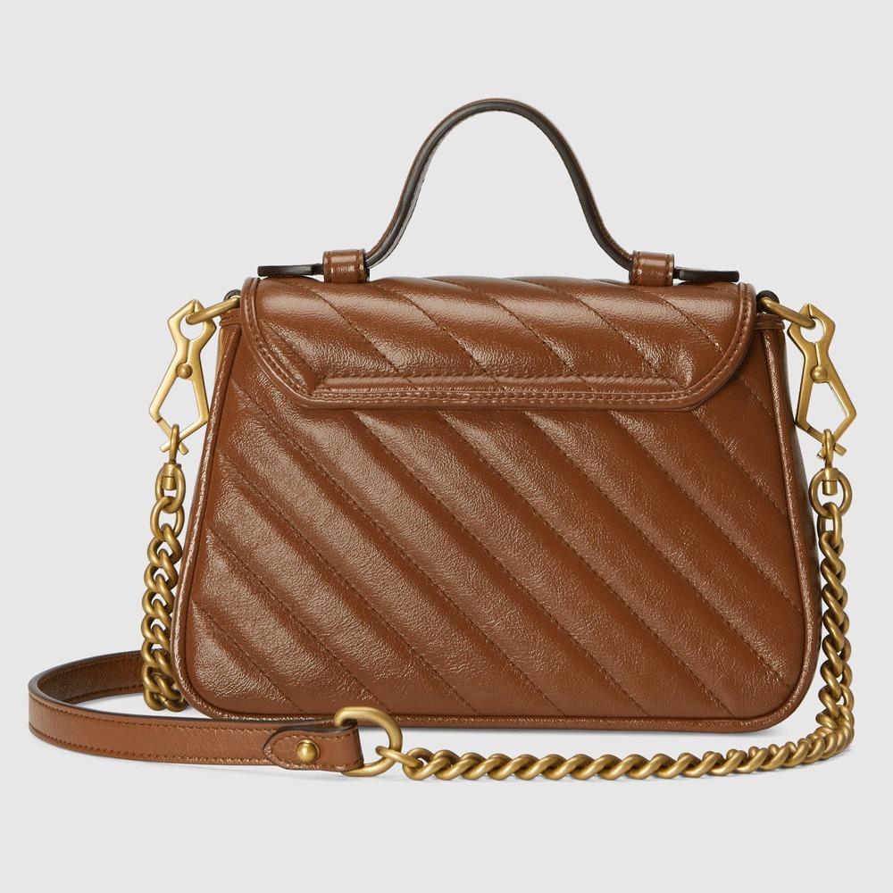 グッチ GUCCI GGマーモント ミニ トップ ハンドルバッグ 583571 0OLFT 2535 - 商品画像 9