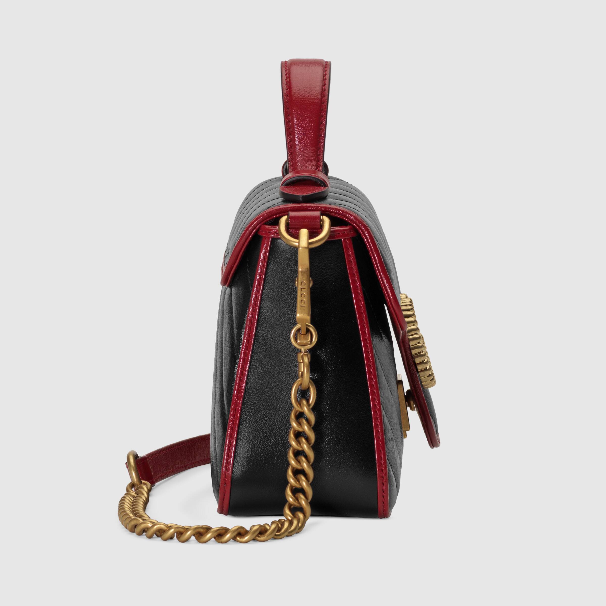 グッチ GUCCI GGマーモント ミニ トップ ハンドルバッグ 583571 0OLFX 8277 - 商品画像 5