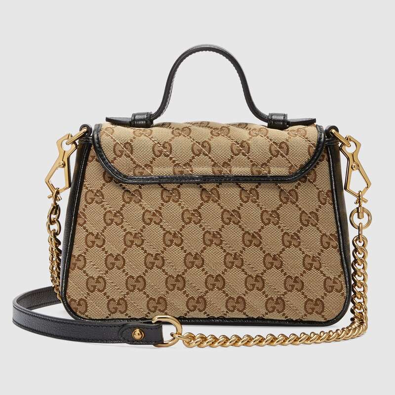 グッチスーパーコピー GUCCI GGマーモント ミニ トップ ハンドルバッグ 583571 HVKEG 9772 - 商品画像 7
