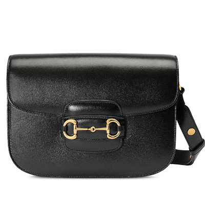 GUCCIコピー グッチ ホースビット ショルダー バッグ ブラック 602204 1DB0G 1000 - 商品画像 4