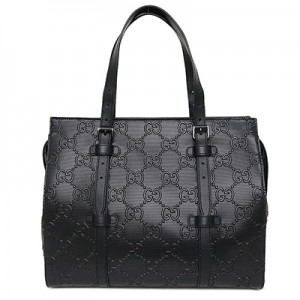グッチスーパーコピー GUCCI GGエンボス トートバッグ レザー 625774 1W3AN 1000 ブラック