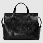 グッチスーパーコピー GUCCI GGエンボス トートバッグ レザー 625774 1W3AN 1000 ブラック - 商品画像 3