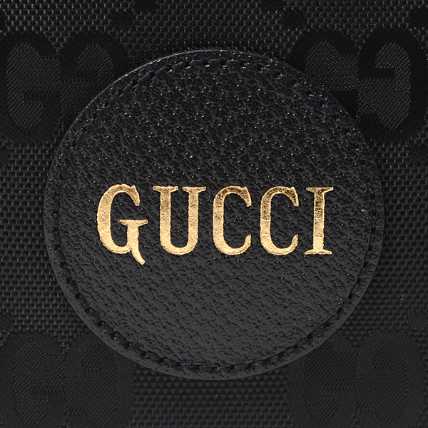 GUCCI グッチ オフサグリッドGGナイロンレザーショルダーバッグ 625850 H9HAN 1000 - 商品画像 1