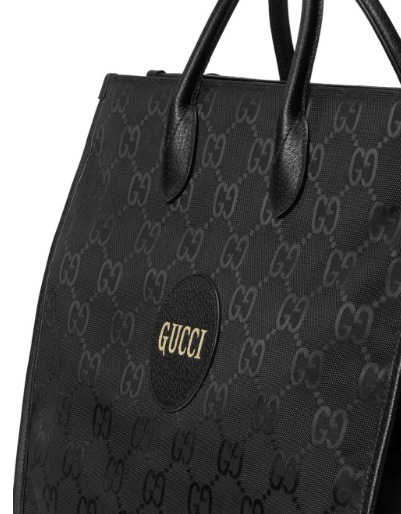 グッチ オフザグリッド トートバッグ GGナイロン/レザー ブラック 630353 H9HAN 1000 - 商品画像 5