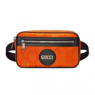 グッチ GUCCI Off Tha Grid ベルトバッグ ボディバッグ 再生ナイロン×レザー イエロー 631341 H9HBN 7560