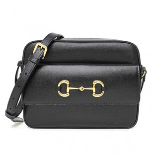 グッチスーパーコピー ホースビット 1955 スモール ショルダーバッグ レザー ブラック 黒 レディース 645454 1DB0G 1000 - 商品画像 2