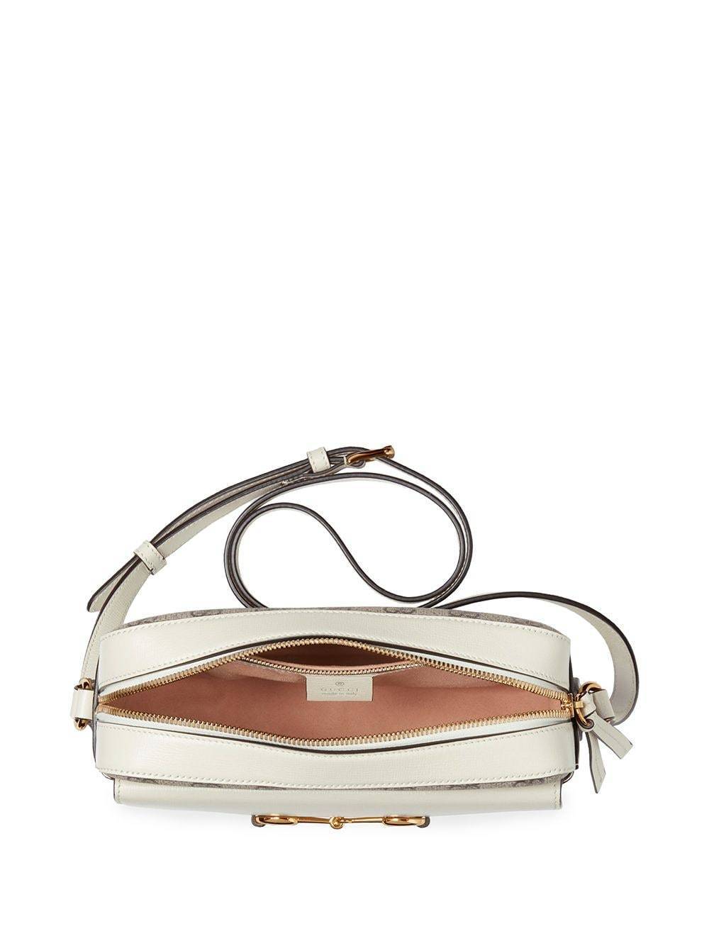 グッチスーパーコピー GUCCI ホースビット1955 スモールショルダーバッグ 645454 92TCG 9761 GGスプリームキャンバス ベージュ&ホワイト - 商品画像 5