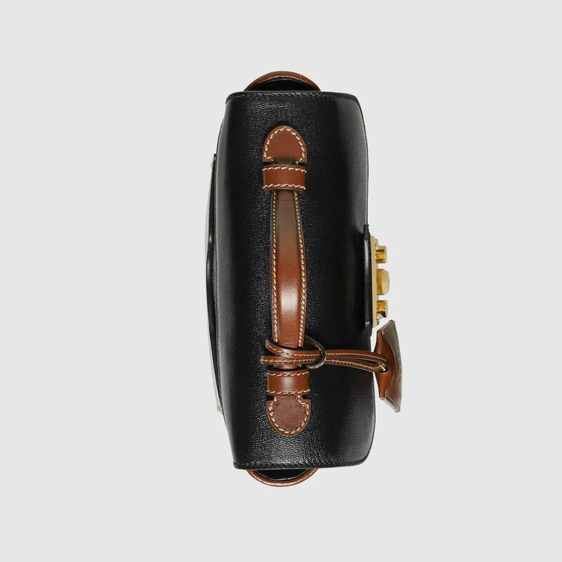 グッチ GUCCI キャンバス&スムースレザーミニショルダーバッグ 658487 2ZGAG 9785 - 商品画像 8
