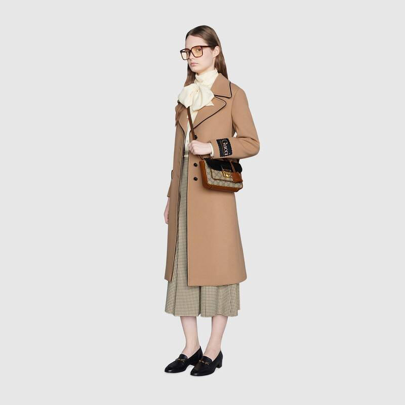 グッチ GUCCI キャンバス&スムースレザーミニショルダーバッグ 658487 2ZGAG 9785 - 商品画像 6