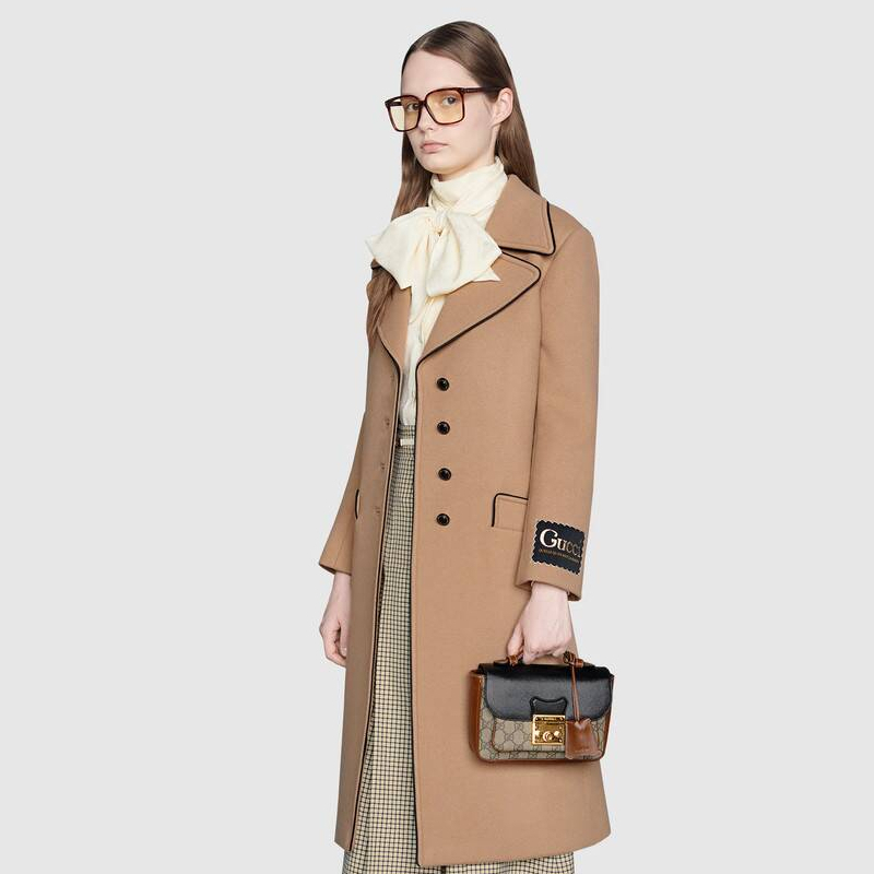 グッチ GUCCI キャンバス&スムースレザーミニショルダーバッグ 658487 2ZGAG 9785 - 商品画像 3