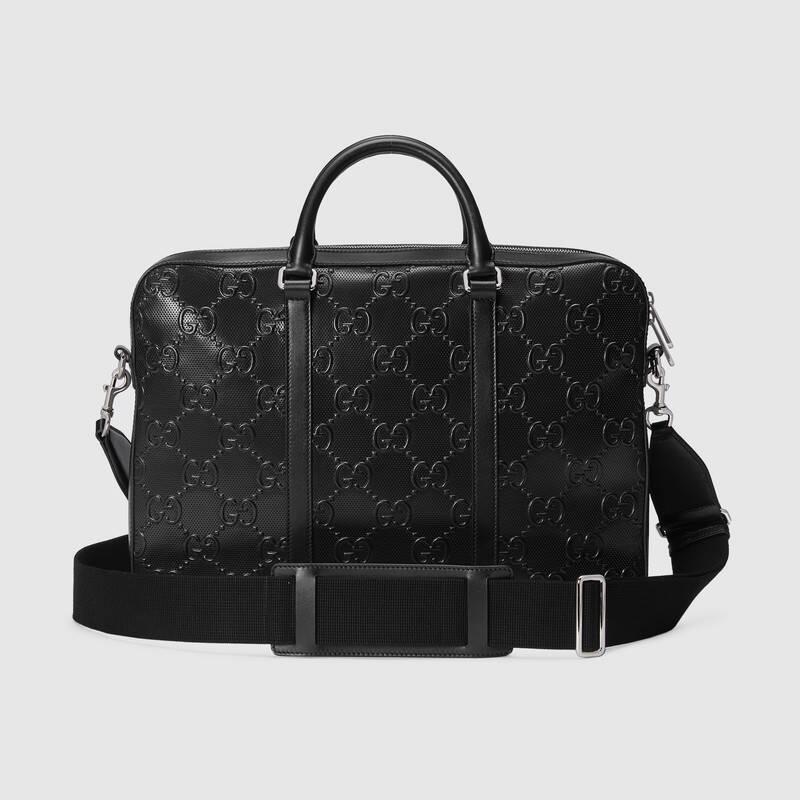 グッチコピー GUCCI GGエンボス ブリーフケース エンボス加工したドキュメントホルダー 658573 1W3CN 1000 - 商品画像 10