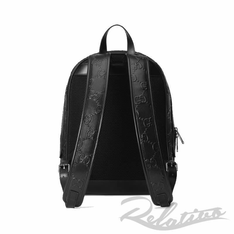 GUCCIスーパーコピー GGエンボス バックパック リュックサック レザー ブラック 658579 1W3BN 1000 - 商品画像 10