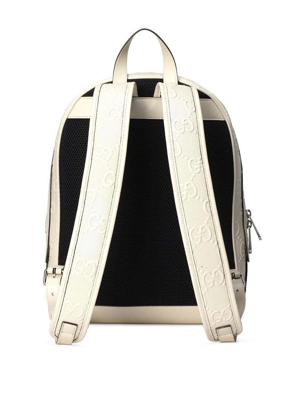 グッチコピー GUCCI GGエンボス バックパック リュックサック レザー ホワイト 658579 1W3BN 1000 - 商品画像 10
