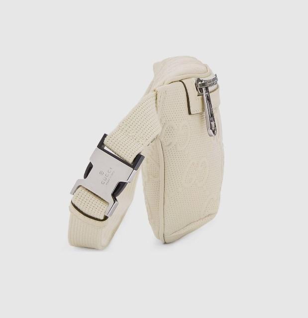 グッチスーパーコピー GUCCI ブラックレザー GGエンボス ベルトバッグ 658582 1W3CN 9022 - 商品画像 6