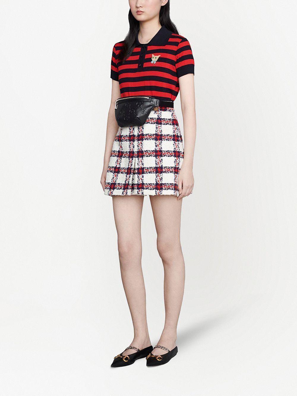 グッチスーパーコピー GUCCI ブラックレザー GGエンボス ベルトバッグ 658582 1W3CN 1000 - 商品画像 1
