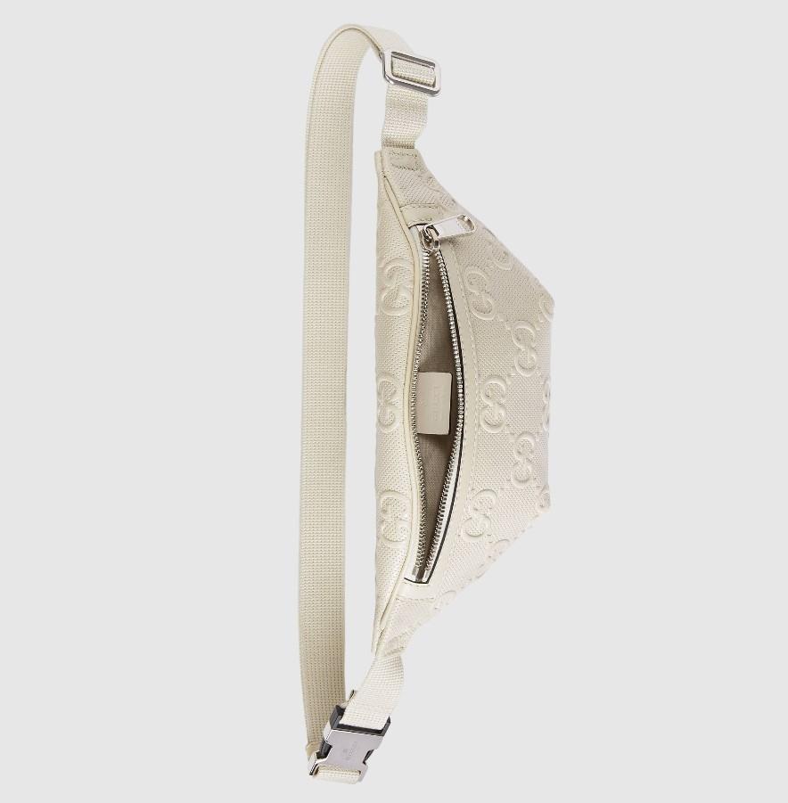 グッチスーパーコピー GUCCI ブラックレザー GGエンボス ベルトバッグ 658582 1W3CN 9022 - 商品画像 7