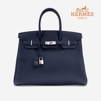 エルメス スーパーコピー バーキン 35cm トゴ ダークブルー H096253MI84