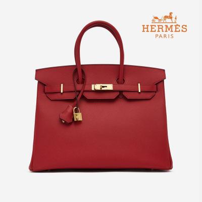 エルメス スーパーコピー バーキン 35cm エプソン ダークレッド H915637PL48