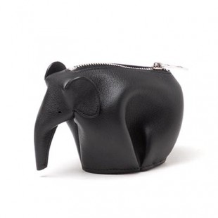 ロエベ/LOEWEスーパーコピー コインケース ANIMAL ELEPHANT SMOOTH CALF BLACK ブラック系 19930j g73 1100 レディース
