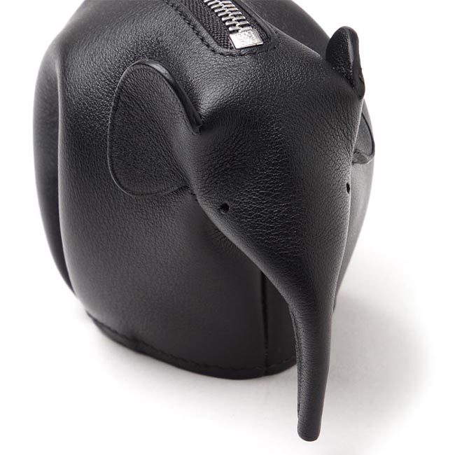 ロエベ/LOEWEスーパーコピー コインケース ANIMAL ELEPHANT SMOOTH CALF BLACK ブラック系 19930j g73 1100 レディース - 商品画像 1