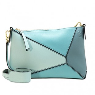 ロエベ LOEWE バッグ レディース ショルダーバッグ PUZZLE MINI BAG [パズル ミニバッグ] ストーンブルーマルチ 322 30TS74 8880