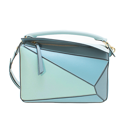 ロエベ LOEWE バッグ レディース 2WAYハンド/ショルダーバッグ PUZZLE BAG [パズル バッグ] アクアブルー/ライトブルー/ストーンブルー 322 30US20 6235 - 商品画像 8
