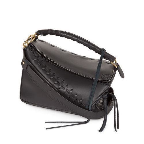 ロエベ LOEWE クラフトマンシップ溢れる パズルレースバッグ ブラック 322.30WK74 - 商品画像 3