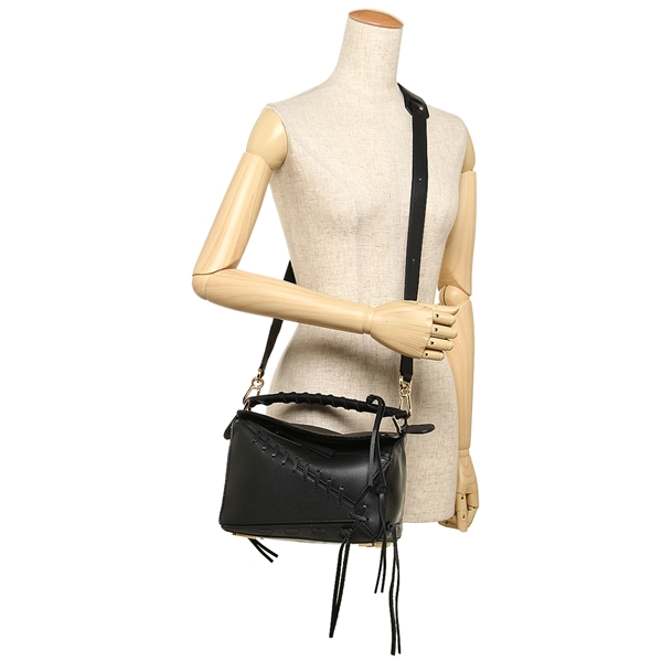 ロエベ バッグ LOEWE 322 30WK79 1100 パズル PUZZLE LACED BAG レディース ショルダーバッグ 無地 BLACK 黒 - 商品画像 5