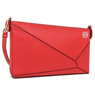 ロエベ バッグ LOEWE 32289M87 7100 パズル PUZZLE ショルダーバッグ RED