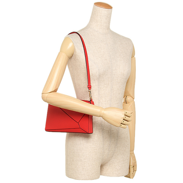 ロエベ バッグ LOEWE 32289M87 7100 パズル PUZZLE ショルダーバッグ RED - 商品画像 5