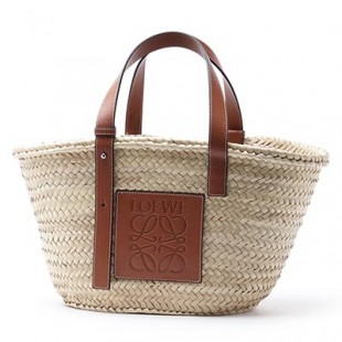 ロエベスーパーコピー LOEWE トートバッグ バスケットバッグ ベージュ レディース ギフト プレゼント カゴ ラフィア リゾート 32702 s92 2435 CESTA DE PALMA RAFFIA