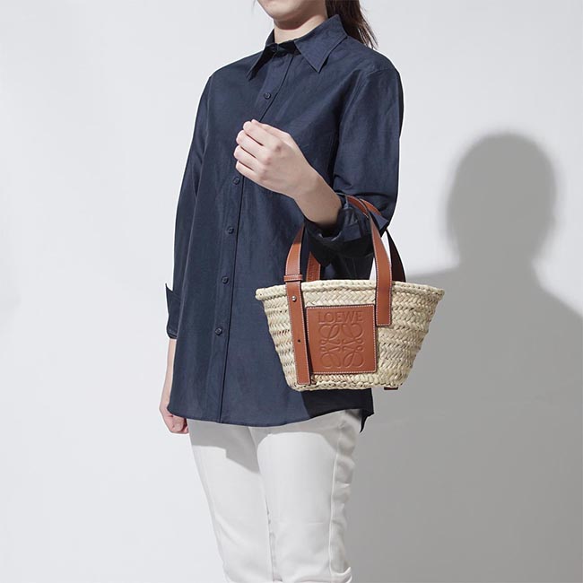 スーパーコピーロエベ LOEWE トートバッグ ベージュ レディース ギフト プレゼント ラフィア カゴ 32702 s93 2435 CESTA DE PALMA RAFFIA - 商品画像 7