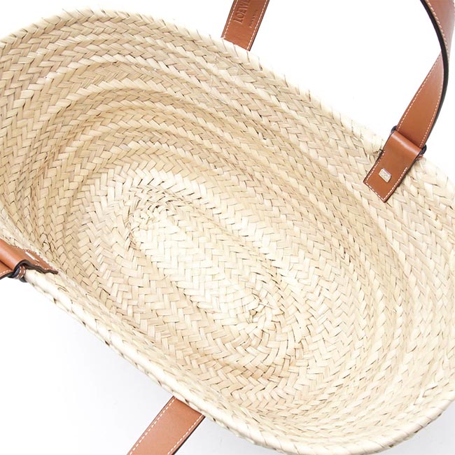 ロエベスーパーコピー LOEWE トートバッグ バスケットバッグ ベージュ レディース ギフト プレゼント カゴ ラフィア リゾート 32702 s92 2435 CESTA DE PALMA RAFFIA - 商品画像 1
