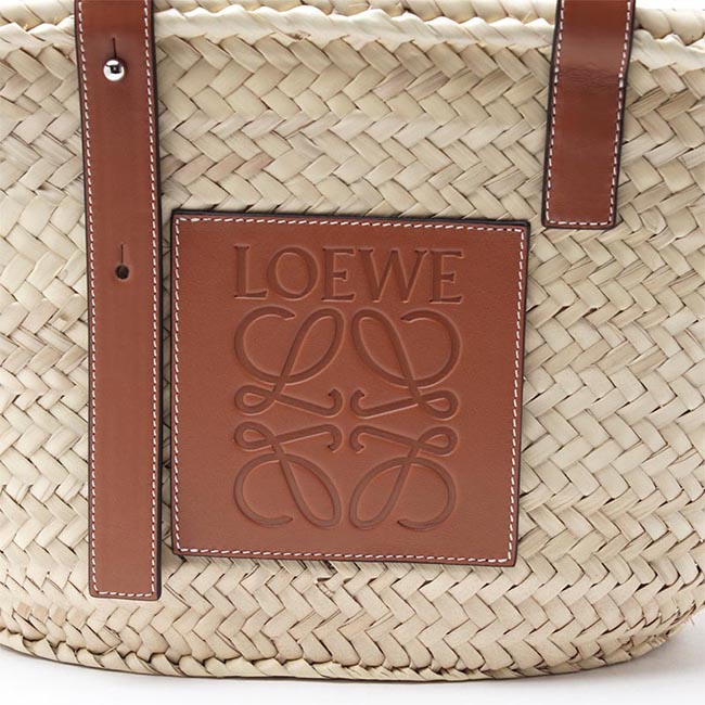 ロエベスーパーコピー LOEWE トートバッグ バスケットバッグ ベージュ レディース ギフト プレゼント カゴ ラフィア リゾート 32702 s92 2435 CESTA DE PALMA RAFFIA - 商品画像 8