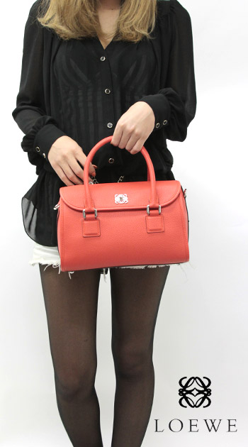 ロエベコピー LOEWE アラモ ショルダーバッグ コーラルレッド【CORAL】 329.84.D80.7130 - 商品画像 1