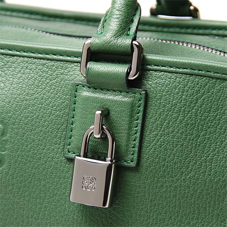 LOEWEスーパーコピー レザーハンドバッグ AMAZONA28 アマソナ28 フォレストグリーン352.35.A03 4290 レディース - 商品画像 1