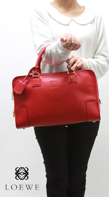 ロエベスーパーコピー LOEWE アマソナ ハンドバッグ レッド【RED】&ゴールド 352.35.A22.7100 - 商品画像 1