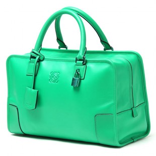 ロエベスーパーコピー レザーハンドバッグ/AMAZONA 60 BAG /BRIGHT GREEN 35207 aa22 4940【春夏】