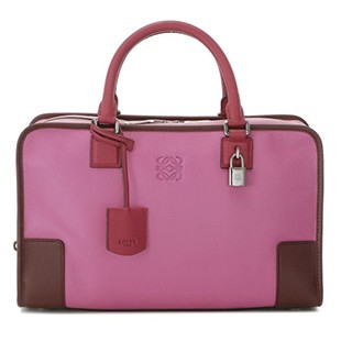 ロエベLOEWEコピー 2013年春夏新作AMAZONA アマソナ ハンドバッグ 35235AA22 0006 7395 マゼンタ/リップスティック