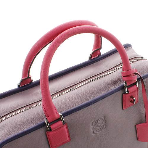 ロエベコピー LOEWE アマソナ ゴートスキン ハンドバッグ ライラックパープル&マゼンタ 35235AA226182 - 商品画像 8