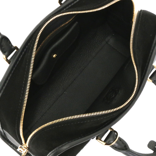ロエベコピー LOEWE アマソナ 【AMAZONA】 23 スエード&カーフレザー ハンドバッグ ショルダー付き ブラック 35261 H71 1100 - 商品画像 4