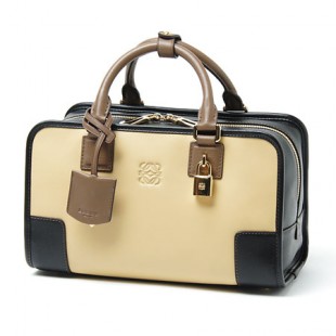 ロエベコピー ハンドバッグ/AMAZONA 28 REFINED CALF /GOLD×MINK 35269-la03-8178