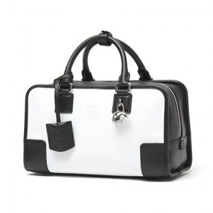 ロエベコピー レザーハンドバッグ/AMAZONA 28 BAG PANDA /ホリデーコレクション /BLACK×WHITE 35279 a03pl 2101【春夏】 レディース