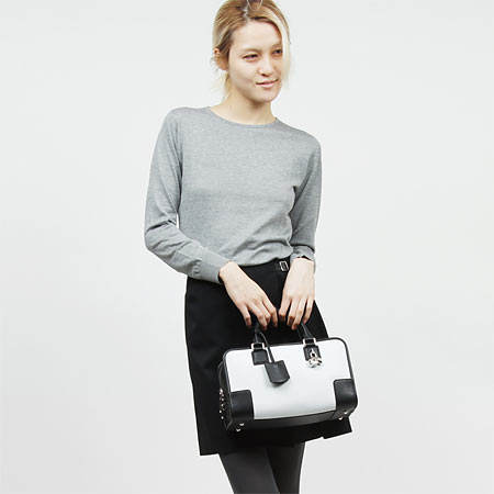 ロエベコピー レザーハンドバッグ/AMAZONA 28 BAG PANDA /ホリデーコレクション /BLACK×WHITE 35279 a03pl 2101【春夏】 レディース - 商品画像 4