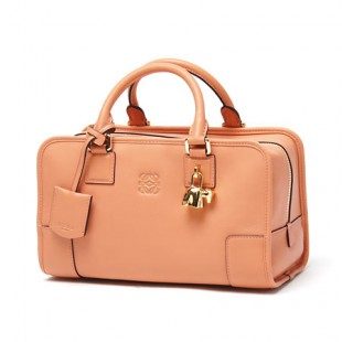 ロエベスーパーコピー レザーハンドバッグ/AMAZONA 28 BAG BULL /ホリデーコレクション /PEACH 35279 a03pt 7150【春夏】 レディース