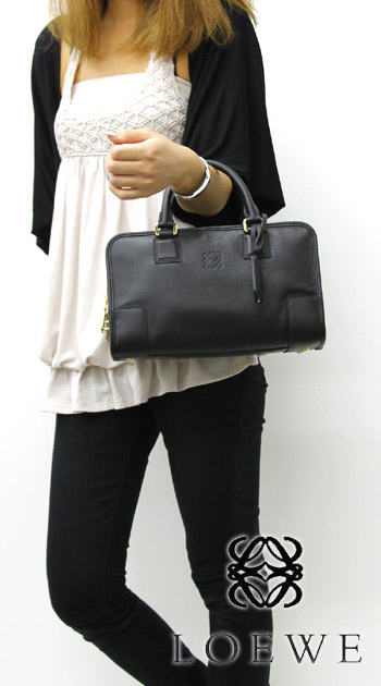 ロエベスーパーコピー LOEWE アマソナ シープスキン ハンドバッグ ブラック 35279A031206 - 商品画像 1